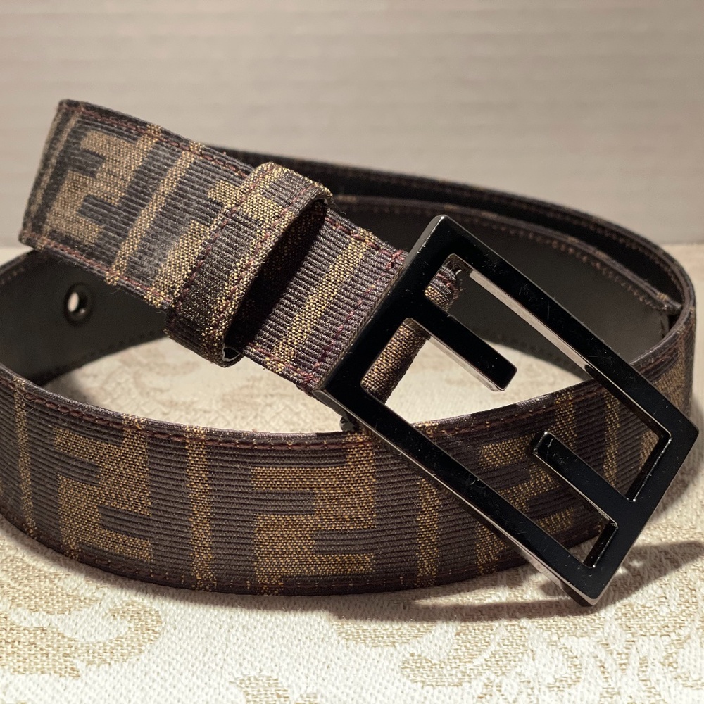 Fendi Zucca Belt size 28
